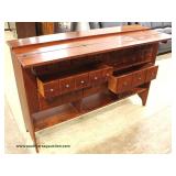 Cherry Contemporary “Lexington Furniture” 8 Drawer Flip Top Buffet Auction Estimate $300-$600 – Loca