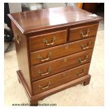 NICE “Link Taylor Furniture” 4 Piece Bedroom Set SOLID Mahogany Bracket Foot with Queen Size Poster 