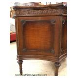 Walnut Two Tone Carved 3 Drawer Bow Front Chest Auction Estimate $200-$400 – Located Inside