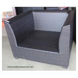 NEW PAIR of Rattan Resin Wicker Chairs with Cushions Auction Estimate $200-$400 – Located Inside