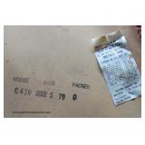 “Daystrom” 5 Piece Modern Tubular Style Dining Set with Glass Top Chrome Base Table and 4 Chairs Auc