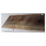 Modern Design Wood Top Metal Base Table Auction Estimate $50-$100 – Located Inside