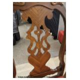 9 Piece Two Tone Walnut Carved Dining Room Set Auction Estimate $600-$1200 – Located Inside