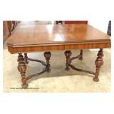 9 Piece Two Tone Walnut Carved Dining Room Set Auction Estimate $600-$1200 – Located Inside