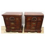 5 Piece “Liberty Furniture” Mahogany Shell Carved Bedroom Set with Ball and Claw Shell Carved High B