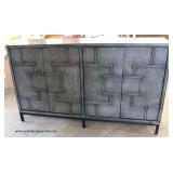 NEW Contemporary 4 Door Decorator Credenza Auction Estimate $200-$400 – Located Inside