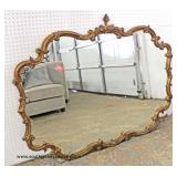  Carved Gilted Decorator Mirror  Auction Estimate $50-$100 – Located Inside 