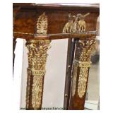  PAIR of Marble Top French Style Pedestals with Heavily Applied Bronze  Auction Estimate $300-$600 –