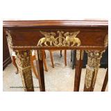  PAIR of Marble Top French Style Pedestals with Heavily Applied Bronze  Auction Estimate $300-$600 –