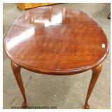  8 Piece “American Drew Furniture” Cherry Queen Anne Traditional Dining Room Set  Auction Estimate $