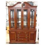  8 Piece “American Drew Furniture” Cherry Queen Anne Traditional Dining Room Set  Auction Estimate $