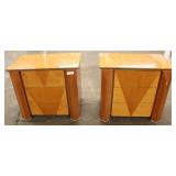  Ultra Modern Burl Maple Lacquer 4 Piece Queen Bedroom Set Made in Italy  Auction Estimate $400-$800
