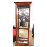  Cherry Mirrored Back Display Curio  Auction Estimate $100-$300 – Located Inside 