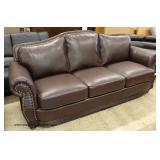  Selection of NEW Leather Sofas, some with Recliners and Cups Holders  Auction Estimate $300-$800 ea