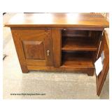  Antique Style SOLID Cherry 2 Door all Pegged Construction Server  Auction Estimate $200-$400 – Loca
