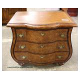  Decorator 3 Drawer Bombay Shape Chest  Auction Estimate $100-$300 – Located Inside 