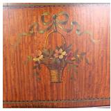  Mirrored Back Satinwood Adams Style Paint Decorated 2 Door China Cabinet  Auction Estimate $200-$40