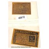  Sheet of 2 War Bills  Auction Estimate $5-$10 – Located Inside 