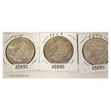  Selection of Silver Morgan Dollars  Auction Estimate $20-$50 each – Located Inside 