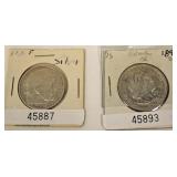 Silver German Half Dollar and Silver Foreign Half Dollar  Auction Estimate $10-$30 each – Located I