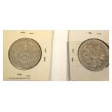  Silver German Half Dollar and Silver Foreign Half Dollar  Auction Estimate $10-$30 each – Located I