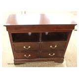 NEW Espresso Finish Media Cabinet Auction Estimate $100-$300 – Located Inside