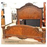 Burl Mahogany 3 Piece Marble Top King Bedroom Set Auction Estimate $300-$600 – Located Inside