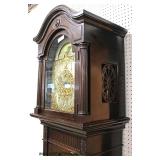 ANTIQUE Mahogany Tall Case Grand Father Clock with 5 Tubes from Baltimore Auction Estimated $400-$80