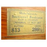 5 Stack Mahogany Barrister Style Bookcase with Matching Numbers Auction Estimate $300-$600 – Located