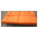  NEW Modern Design Orange Upholstered Button Tufted Convertible Sofa  Auction Estimate $300-$600 – L