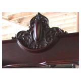  ANTIQUE Mahogany Inlaid Side by Side Secretary Bookcase  Auction Estimate $100-$300 – Located Dock 