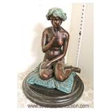  Selection of Bronze Statues  Auction Estimate $100-$300 – Located Glassware 