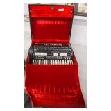  “Electro Vox” Accordion with Case and Accessories  Auction Estimate $50-$150 – Located Glassware 