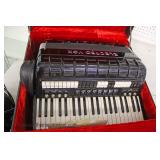  “Electro Vox” Accordion with Case and Accessories  Auction Estimate $50-$150 – Located Glassware 