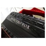  “Electro Vox” Accordion with Case and Accessories  Auction Estimate $50-$150 – Located Glassware 