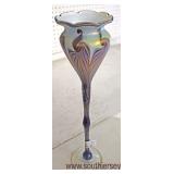  Art Glass Vase Signed  Auction Estimate $100-$300 – Located Inside 