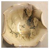  Asian Signed Pottery Bowl  Auction Estimate $20-$100 – Located Glassware 