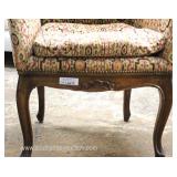  French Style Upholstered Arm Chair  Auction Estimate $100-300 – Located Inside 