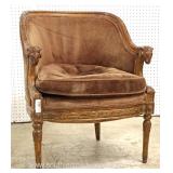  BEAUTIFUL Mahogany Frame Rams Head Carved Decorative Arm Chair  Auction Estimate $200-$400 – Locate