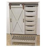  Country Barn Door Sliding Gentlemen’s Chifferobe  Auction Estimate $200-$400 – Located Inside 