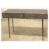  Industrial Style 2 Drawer Decorative Console  Auction Estimate $100-$300 – Located Inside 