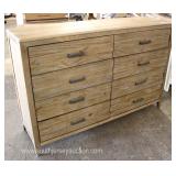  NEW 10 Drawer Distressed Finish Dresser  Auction Estimate $200-$400 – Located Inside 