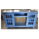  NEW “All Things Home” Paint Decorated Glass Door Media Cabinet  Auction Estimate $200-$400 – Locate