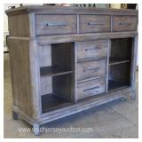  NEW Distressed Country Credenza  Auction Estimate $200-$400 – Located Inside 