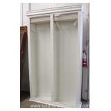  NEW White Open Front Bookcase  Auction Estimate $200-$400 