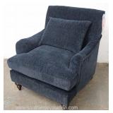  NEW “Coaster Furniture” Velour Club Chair  Auction Estimate $100-$300 – Located Inside 