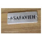  NEW “Safavieh Furniture” Modern Design Wood Frame Sofa with Pillows  Auction Estimate $300-$600 – L