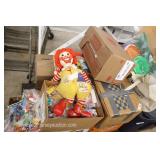  LARGE Selection of VINTAGE “McDonald’s” Happy Meal Toys, Placemats, Glasses, Houses, Dolls, and muc