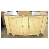  Culture Marble Top 2 Door Country Style Buffet  Auction Estimate $200-$400 – Located Inside 