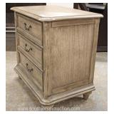  PAIR of NEW Country Rustic Style 3 Drawer Night Stands  Auction Estimate $100-$300 – Located Inside